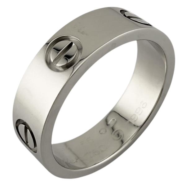 【美品・付属品あり】Cartier ラブリング K18YG ダイヤ1P 14号 Cartier（カルティエ） ラブ リング 指輪 14号 18金 K18ホワイト