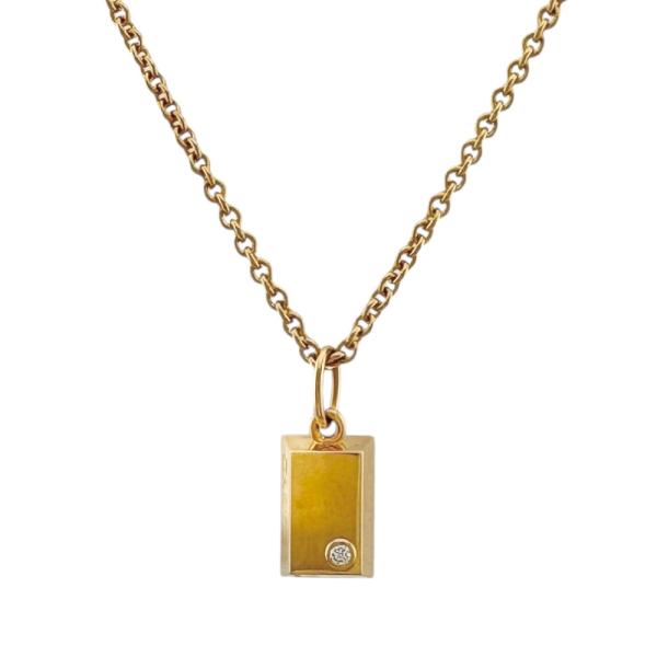 Cartier（カルティエ） インゴット ネックレス 18金 K18イエロー