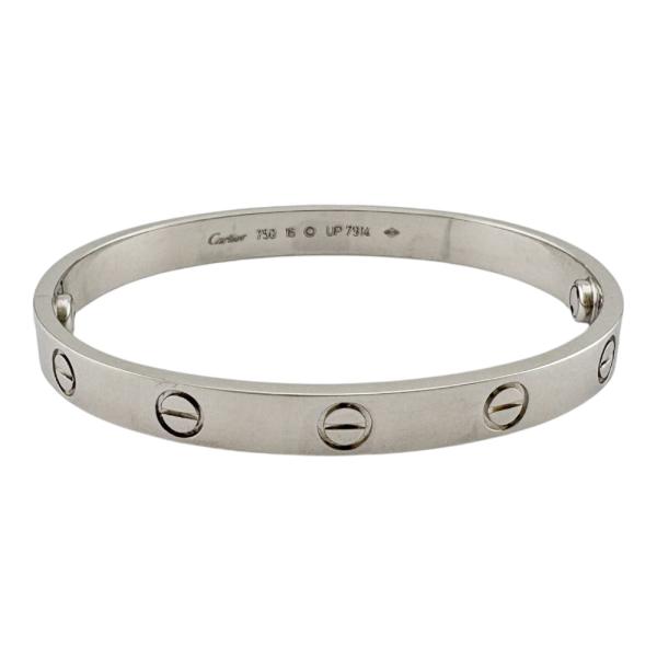 Cartier（カルティエ） ラブブレス バングル 18金 K18ホワイトゴールド