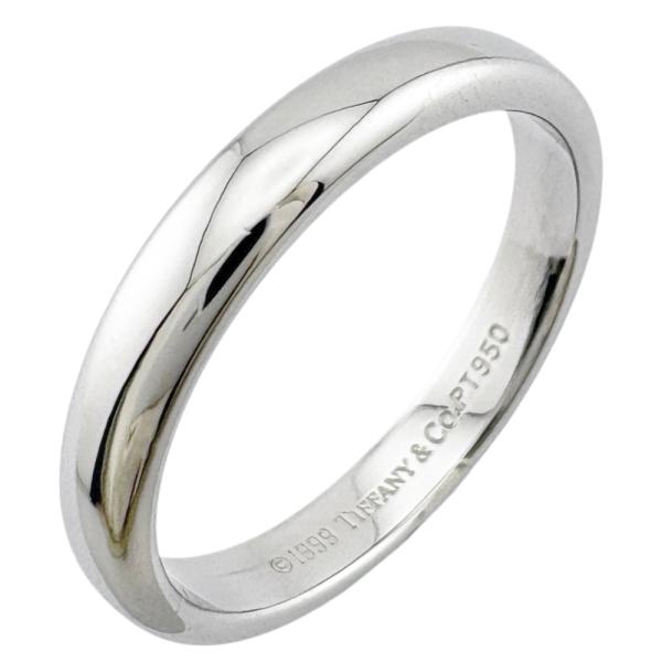ティファニー　TIFFANY　PT950　7号　クラシックバンドリング　美品 TIFFANY&Co. ティファニー TIFFANY & Co. クラシックバンド