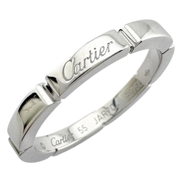 750 K18WG Cartier マイヨンパンテールリング #50 9号 正規品〕750 K18WG カルティエ Cartier マイヨンパンテール