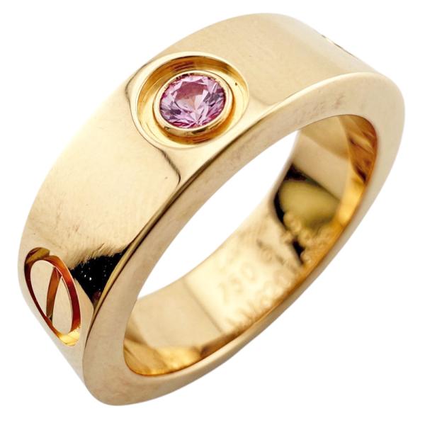 Cartier カルティエ ラブ リング 指輪 9号 18金 K18ピンク