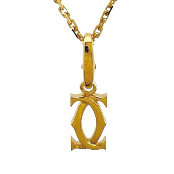 Cartier（カルティエ） 2チャーム ネックレス 18金 K18イエロー