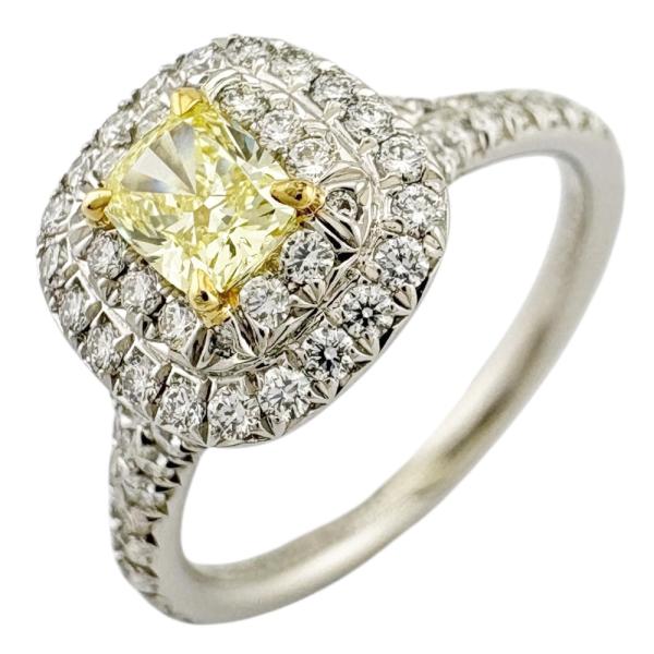 TIFFANY&Co. ティファニー ソレスト リング 指輪 10号 Pt950プラチナ