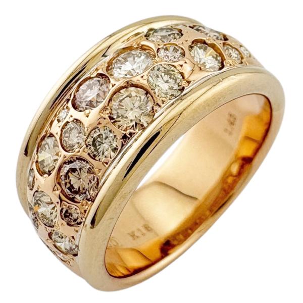 カシケイ メランジェ リング 指輪 13号 18金 K18ピンクゴールド