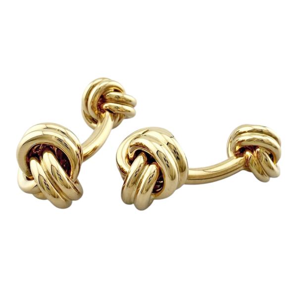 TIFFANY&Co. ティファニー ノット ツイスト カフス K14イエロー