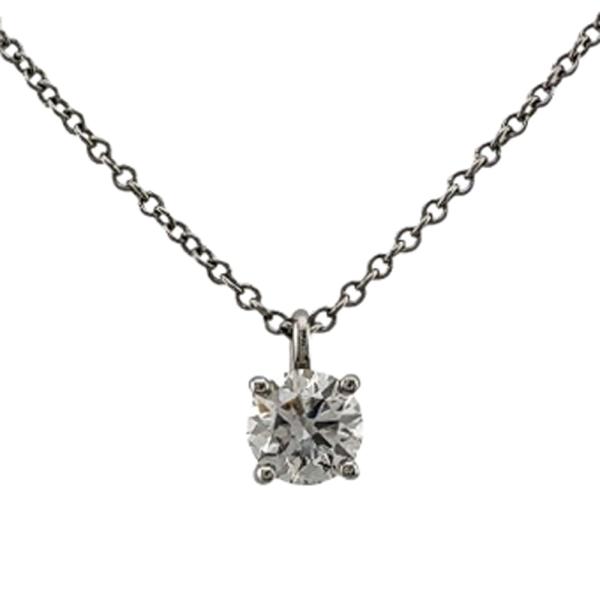 TIFFANY&Co.（ティファニー） ソリティア ネックレス Pt950プラチナ