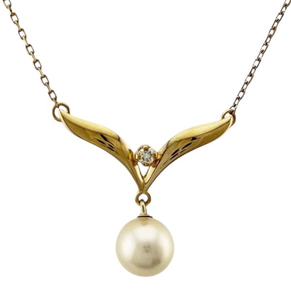 ミキモト　Mikimoto あこやパール　ネックレストップ　18金　K18 MIKIMOTO（ミキモト） ネックレス 18金 K18イエローゴールド アコヤ