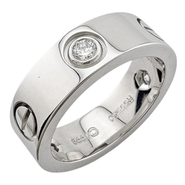 Cartier（カルティエ） ラブ 3P ダイヤモンド リング 指輪 8号 18金