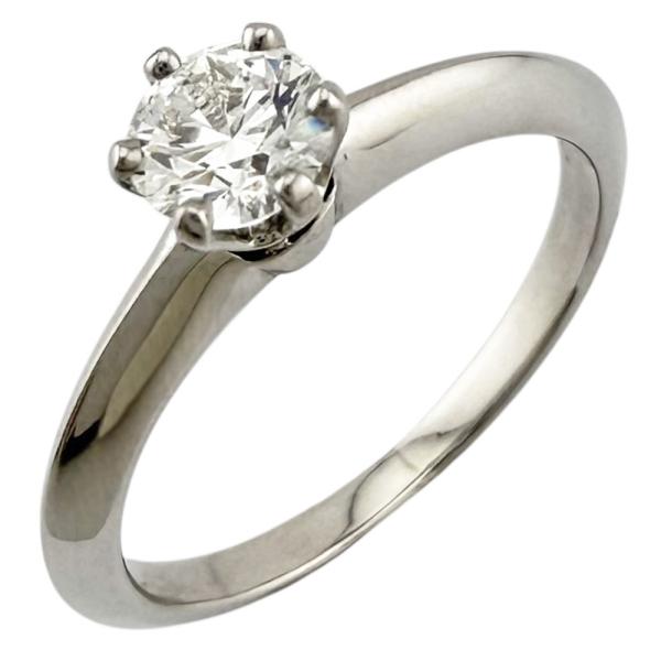 TIFFANY&Co.（ティファニー） ソリティア リング 指輪 7号 Pt950