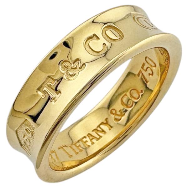 美品 ティファニー 1837 リング　16号 TIFFANY&Co.（ティファニー） 1837ナロー リング 指輪 16号 18金 K18