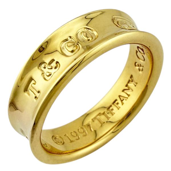 【新品仕上げ済み】ティファニー　1837 リング　約15号 TIFFANY&Co.（ティファニー） 1837 ナロー リング 指輪 15号 18金 K18