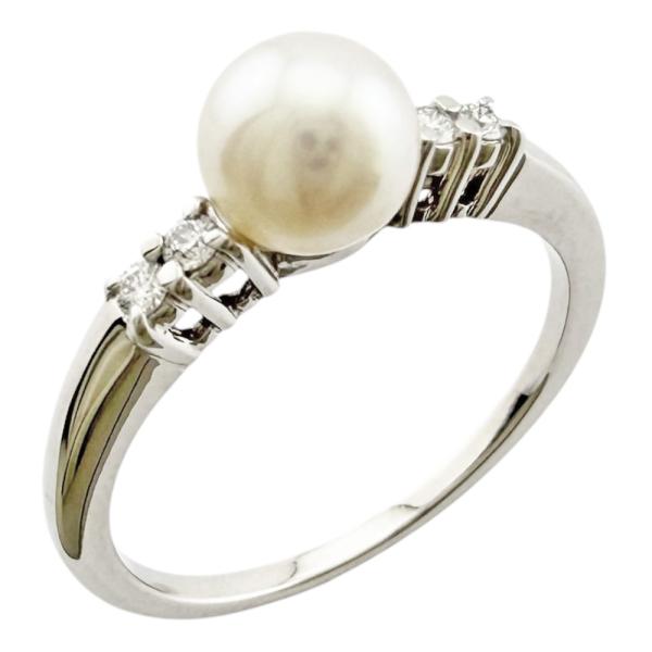 MIKIMOTO（ミキモト） リング 指輪 12号 18金 K18ホワイトゴールド 