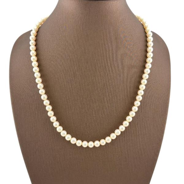 MIKIMOTO（ミキモト） ネックレス 18金 K18イエローゴールド パール