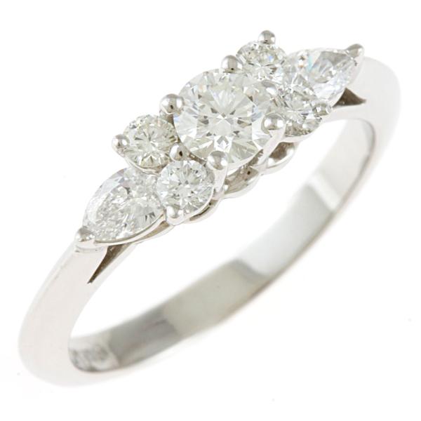 TIFFANY&Co. ティファニー セブンストーン リング 指輪 7.5号 Pt950