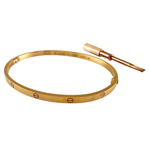 Cartier（カルティエ） ラブブレス #19 ドライバー付き バングル 18金