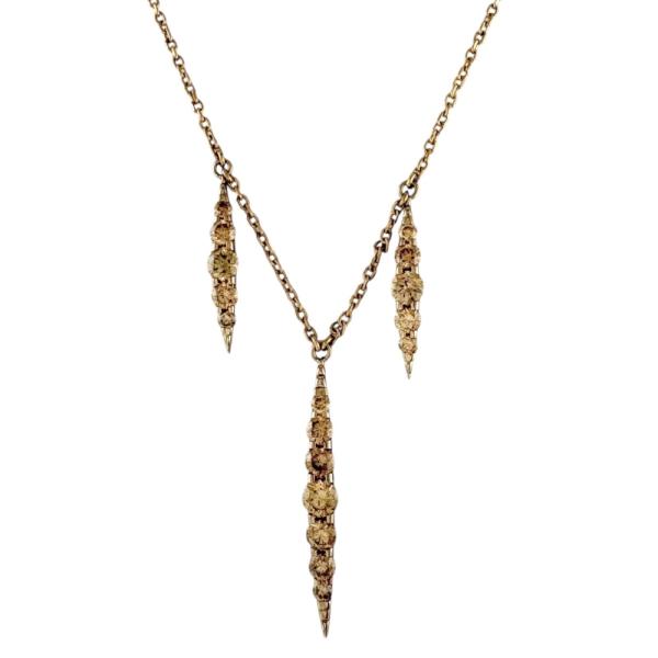 カシケイ ネイキッド ネックレス 18金 K18ゴールド ダイヤモンド  