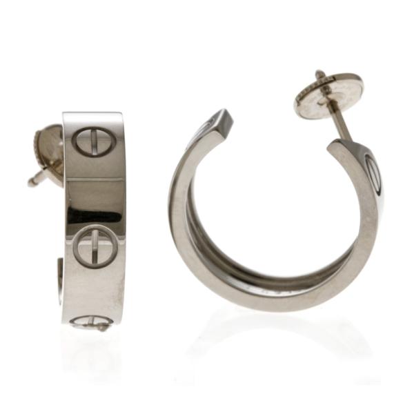 Cartier カルティエ CARTIER ラブ ピアス 18金 K18ホワイト