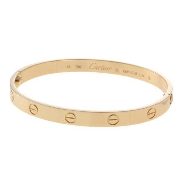 Cartier（カルティエ） ラブブレス ＃18 ドライバーなし バングル 18金