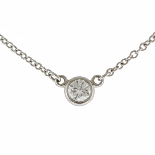 TIFFANY&Co. ティファニー バイザヤード 約0.08ct ネックレス