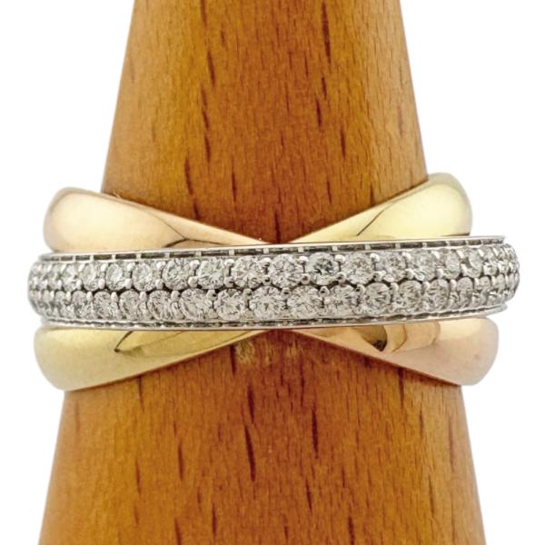 【即日発送】9号カルティエ箱無しトリニティリングK18ゴールドCartier指輪 即日発送】9号カルティエ箱無しトリニティリングK18ゴールド