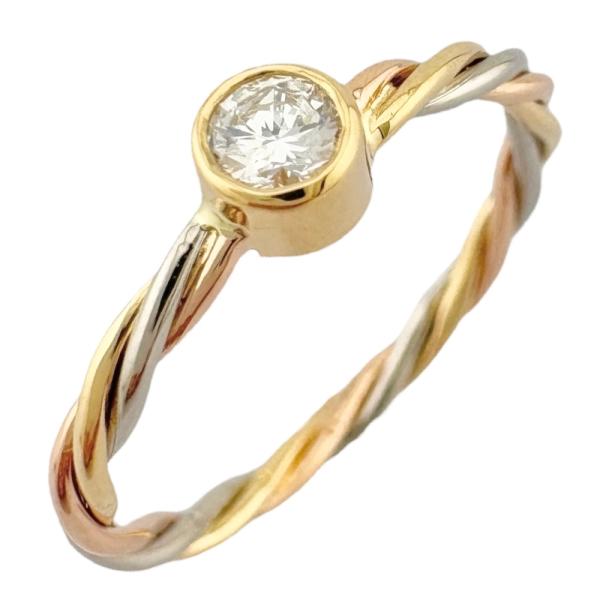 Cartier カルティエ トリニティツイスト リング 指輪 7.5号 18金