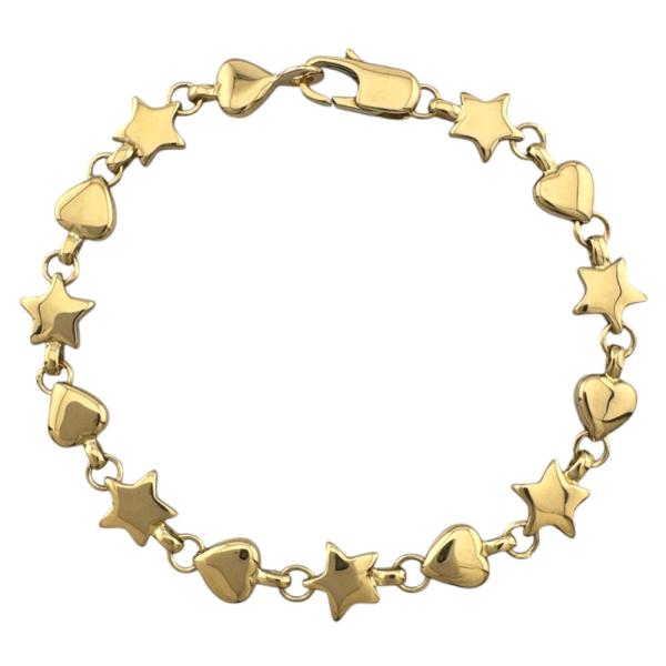 TIFFANY&Co.（ティファニー） スター×ハート ブレスレット 18金 K18