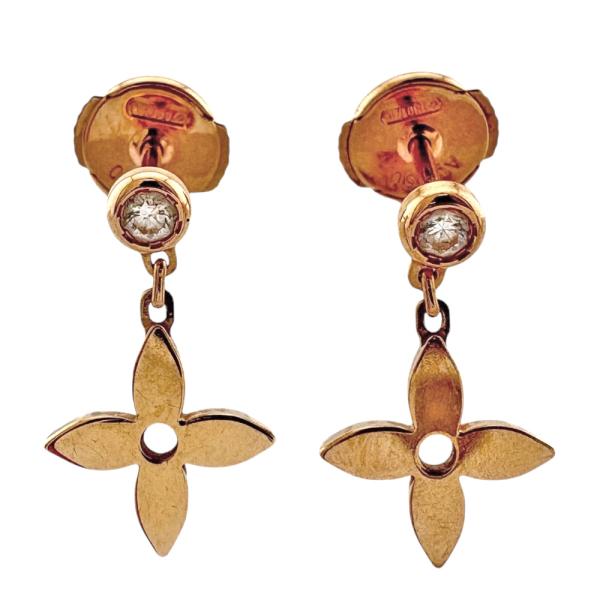 LOUIS VUITTON（ルイ・ヴィトン） ピアス 18金 K18ピンクゴールド