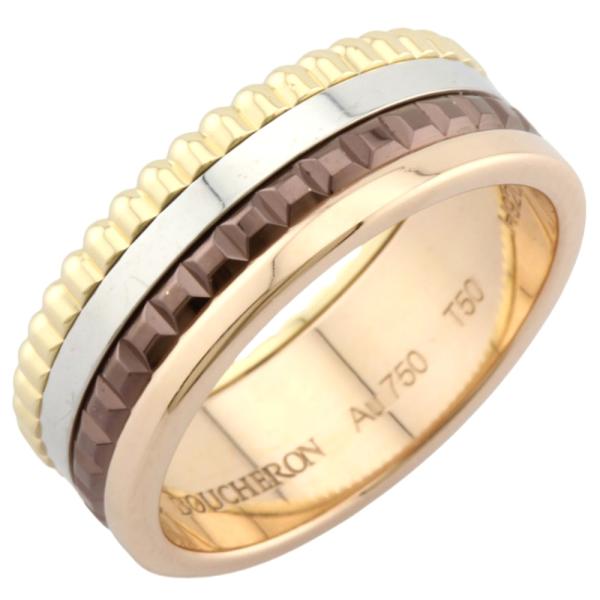 BOUCHERONデザイン指輪 pt900 k18 コンビ ブシュロン　18号 楽天市場】ブシュロン キャトルクラッシック ダイヤモンド