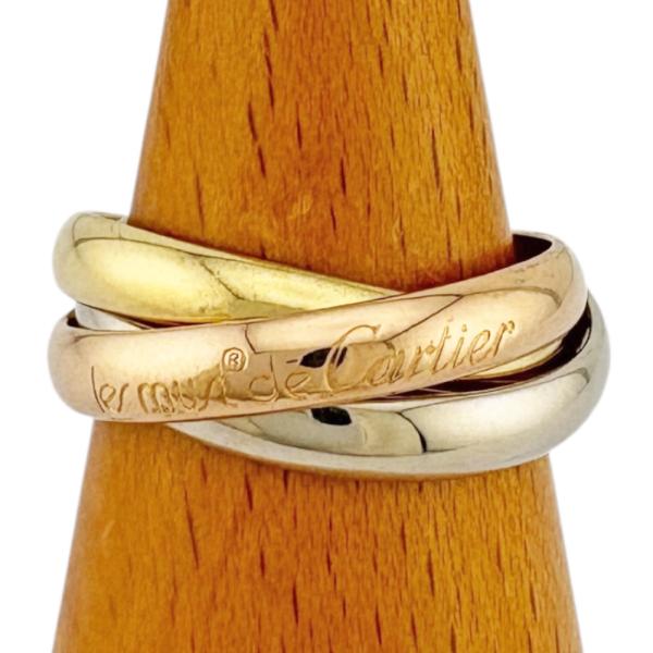 Cartier トリニティリング 18Kゴールド52 Cartier（カルティエ） トリニティ リング 指輪 13.5号 18金 K18