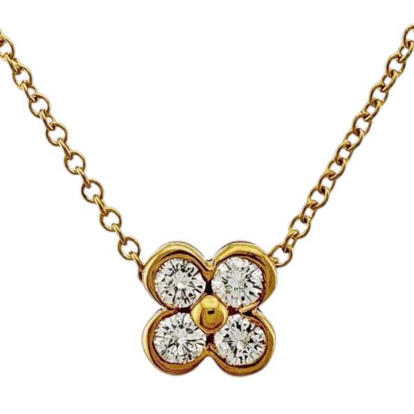 TIFFANY&Co.（ティファニー） ベゼルセット ネックレス 18金 K18 