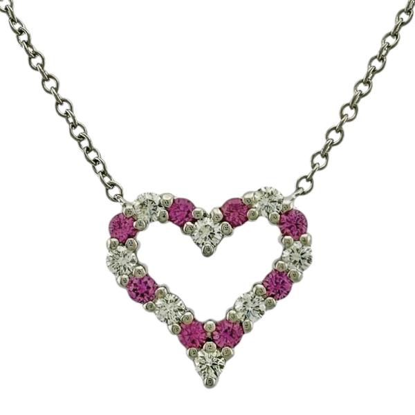 TIFFANY&Co.（ティファニー） センチメンタルハート ネックレス Pt950