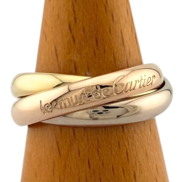 正規品 美品 トリニティリング クラシック12号 Cartier（カルティエ） トリニティ リング 指輪 12号 18金 K18イエロー