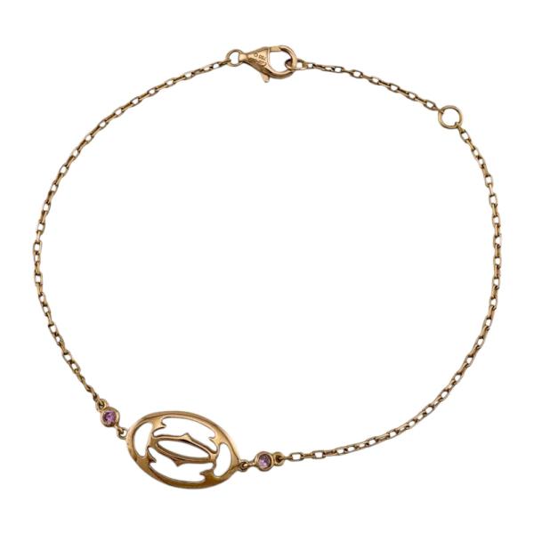 Cartier（カルティエ） ドゥーブル ブレスレット 18金 K18ピンク