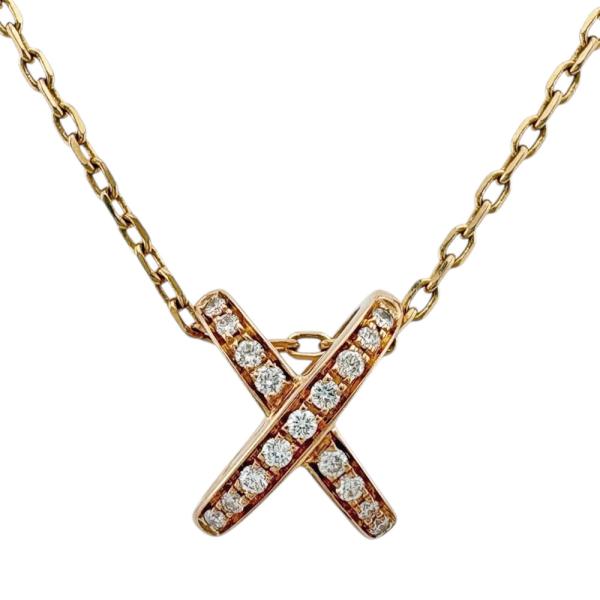 【美品】CHAUMET ジュドゥリアン ネックレス CHAUMET（ショーメ） ジュドゥリアン ネックレス 18金 K18ピンク
