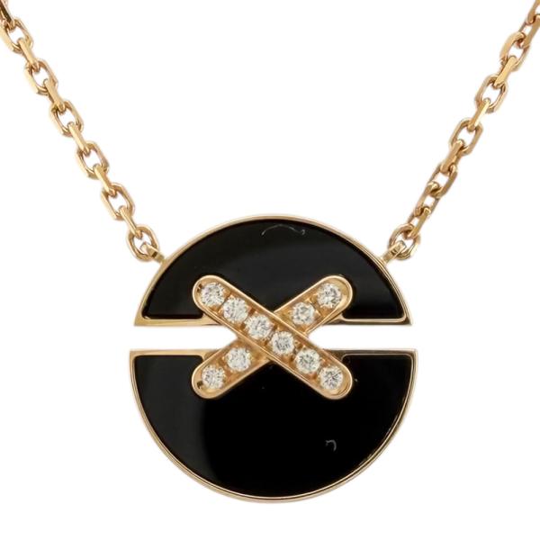 【美品】CHAUM∈T リアン ネックレス K18 サファイア ダイヤ CHAUMET（ショーメ） ジュドゥリアンハーモニー ネックレス 18金 K18