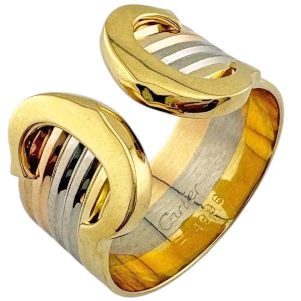 Cartier リング Cartier（カルティエ） 2C リング 指輪 16号 18金 K18イエローゴールド