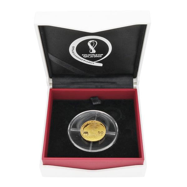 FIFAワールドカップカタール2022 公式記念コイン フットボール