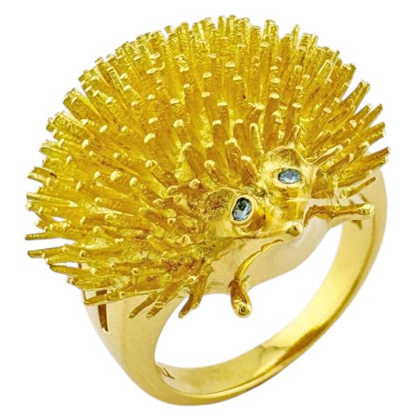 リング 指輪 11.5号 18金 K18イエローゴールド ダイヤモンド