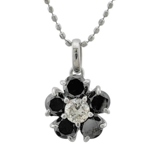 «新品未使用品»K18ホワイトゴールドネックレス ネックレス 18金 K18ホワイトゴールド ダイヤモンド レディース 中古