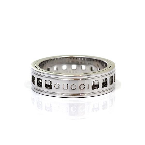 グッチ リング 指輪 レディース 18金 K18WG GUCCI 9号 #10 ホワイトゴールド BJ * 女性 かわいい オシャレ 中古 ring 価格見直し グッチ リング 指輪 レディース 18金 K18WG GUCCI 9号 #10 ホワイトゴールド BJ * 女性 かわいい オシャレ 中古 ring 価格見直し