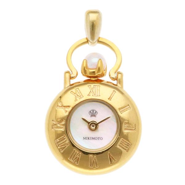 MIKIMOTO 貝殻型懐中時計 MIKIMOTO（ミキモト） 懐中時計 シルバー925 クオーツ レディース 中古
