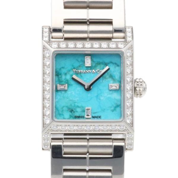 ティファニー 1837 メイカーズ ターコイズ 腕時計 時計 ステンレススチール 1387 クオーツ レディース 1年保証 TIFFANY&Co.  中古 rk-y_rwa01000000005931