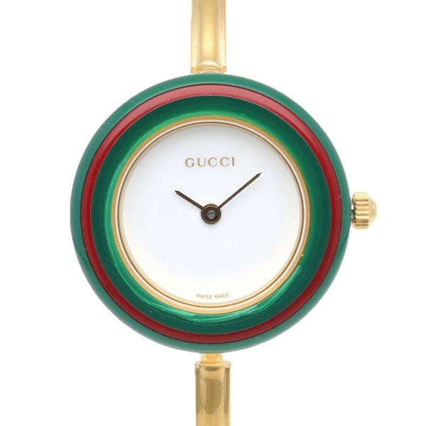 GUCCI グッチ 4500L 11/12 レディース 2つ クオーツ まとめ GUCCI（グッチ） 腕時計 GP 11/12.2 クオーツ レディース 1年保証 中古