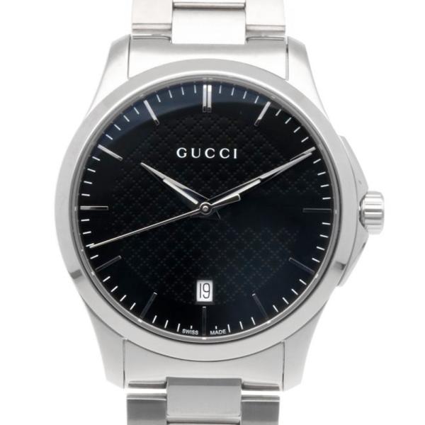 【美品】GUCCI グッチ Gタイムレス メンズ腕時計 126.4 クォーツ GUCCI グッチ 126.4/YA1264173 Gタイムレス クォーツ メンズ