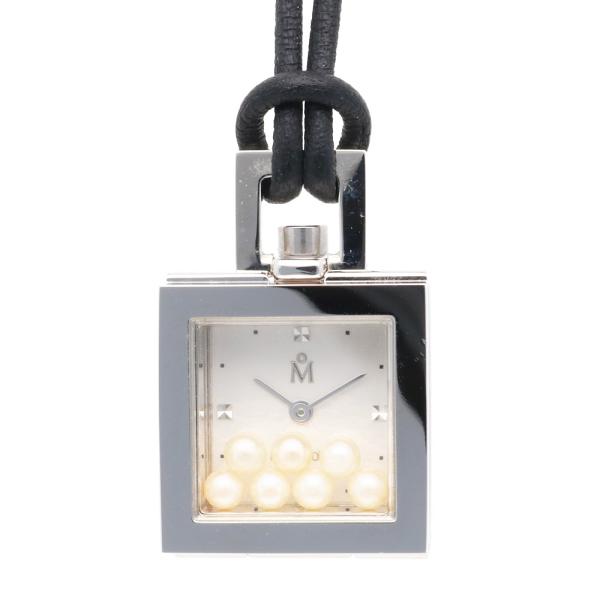 ミキモト　カタログ MIKIMOTO ミキモト 懐中時計 ステンレススチール クオーツ レディース