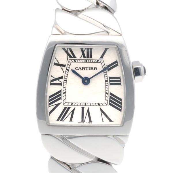カルティエ ラドーニャSM W6400301 PG シルバー クオーツ レディース 40802162597【中古】【アラモード】 Cartier - カルティエ ラドーニャSM W6400301 PG シルバー クオーツ