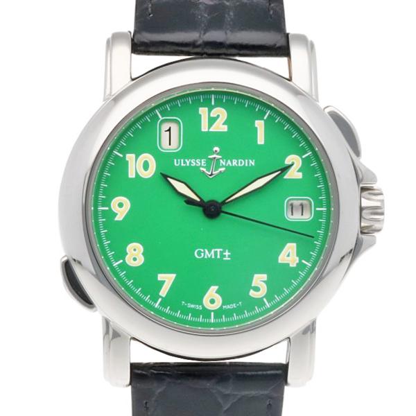ユリス・ナルダン サンマルコ GMT 腕時計 ステンレススチール 203-22