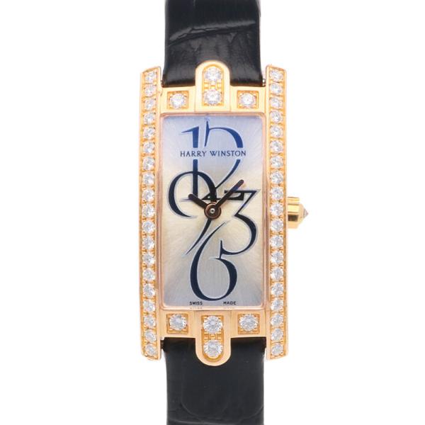 ハリーウィンストン HARRY WINSTON アベニューC ダイヤベゼル 腕時計