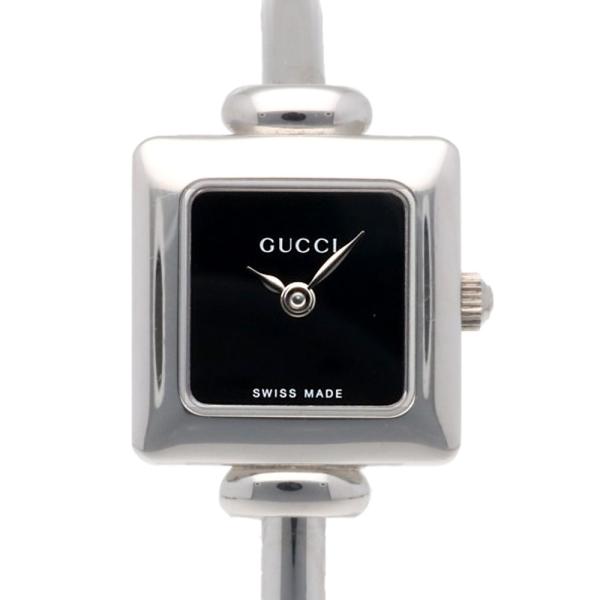 良品 GUCCIグッチ レディース腕時計ブラック＆シルバー1900Lキュート GUCCI（グッチ） 腕時計 ステンレススチール 1900L クオーツ